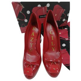 Dolce & Gabbana-Valley Dolce & Gabbana Pumps-Rot