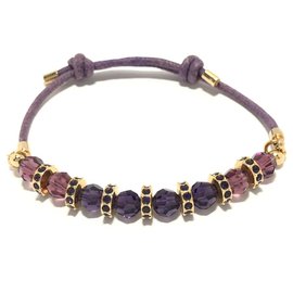 Pulseira swarovski Roxo