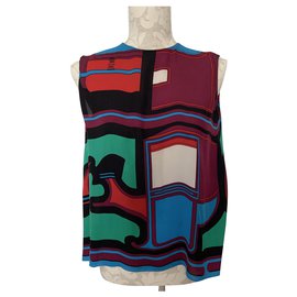 Hermès silk sleeveless top Other