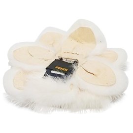 Fendi-Fendi Hair Accessory-Cream