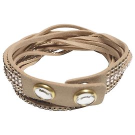 Pulseira swarovski Marrom