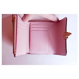 Louis Vuitton-Portafoglio compatto in ciliegio-Rosa