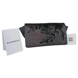 Givenchy-Clutch de noche de Givenchy-Negro,Gris