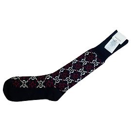 CALCETINES GUCCI NUEVOS CON BOLSA DE PAPEL Azul