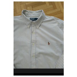 Polo Ralph Lauren-Shirts-White,Light blue