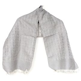 Fendi Schal Grau