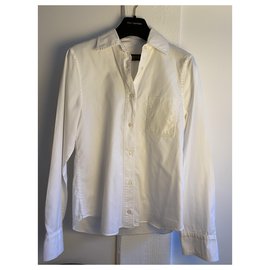 Louis Vuitton-Camisa ligeiramente grande-Branco