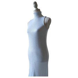 Courreges vestido largo Plata