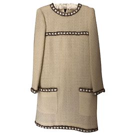 Chanel Tweedkleid Roh