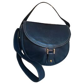 Emanuel Ungaro Bolsa de ombro em meia lua Ungaro Paris Azul marinho