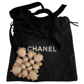 Chanel-Halsketten-Aus weiß