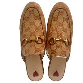 Gucci Princetown Marrom Bege