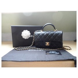 Chanel-Mini with Handle-Black