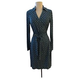 Diane Von Furstenberg Dresses Black White Blue