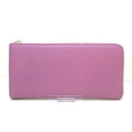 Autre Marque-BVLGARI Zip wallet-Purple