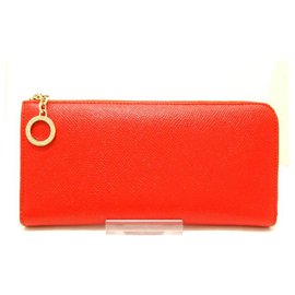 Autre Marque-BVLGARI Zip wallet-Orange