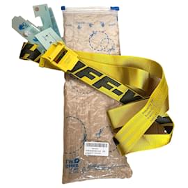 Off White Cinturones Amarillo