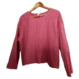 Camicetta Des Petits Hauts Corallo in Cotone Corallo