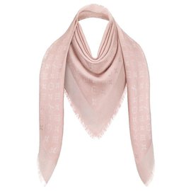 Louis Vuitton-LV Xale rosa novo-Rosa