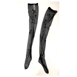 Autre Marque-Fashionable stocking from N 21-Black