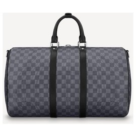 Louis Vuitton-LV Keepall Damier graphite new-Grey