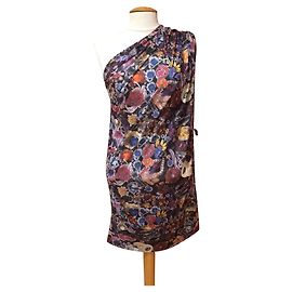 John Galliano Multicolor Tunic Dress Multiple colors