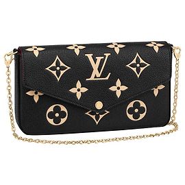 Louis Vuitton LV Felicie pochette nouvelle empreinte Noir