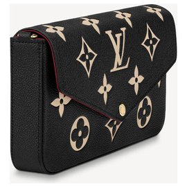 Louis Vuitton-LV Felicie pochette nouvelle empreinte-Noir