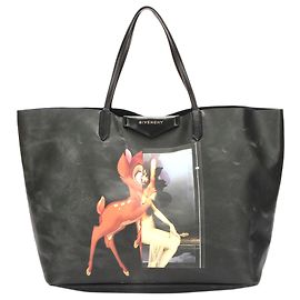 Givenchy Black Bambi Antigona Leather Tote Bag Black Multiple colors