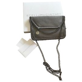 Stella Mc Cartney Stella McCartney Leather Handbag Grey Grey