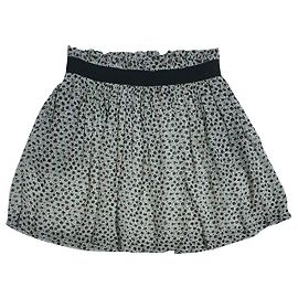 Saia Ganni Miku Georgette de viscose Multicor