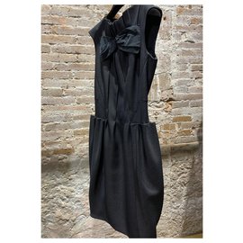 Louis Vuitton-Mini robe noire Louis Vuitton-Noir