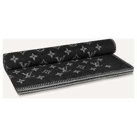Louis Vuitton-Eclipse de monograma de cobertor LV-Cinza antracite