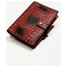 Louis Vuitton-Carnet de notes pour votre emploi du temps de Louis Vuitton-Noir,Rouge