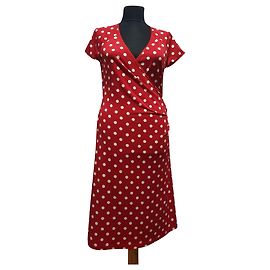 Autre Marque King Louie red polka dot dress White Red