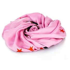 Givenchy Pink 17 Print Scarves Pink Multiple colors