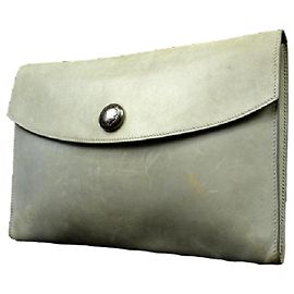 Hermès Swift Rio Clutch Branco