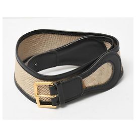 Hermès Louis Vuitton Toile Belt Other