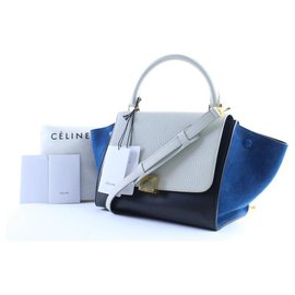 Céline-Tri-Color Trapeze 2way-Blue