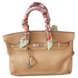 Hermès-HERMES BIRKIN 35-Beige