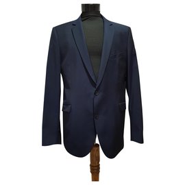 Autre Marque Strellson Blue Wool Blazer Size 54 Blue