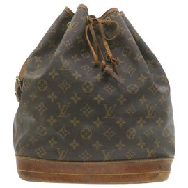Louis Vuitton-Bolsa de ombro LOUIS VUITTON Monograma Noe M42224 LV Auth yk1173-Outro