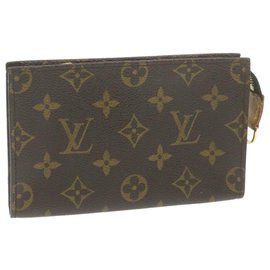 Louis Vuitton-LOUIS VUITTON Monogram Bucket PM Pouch LV Auth ** No Sticky yk1262-Outro