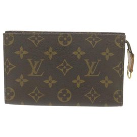 Louis Vuitton-LOUIS VUITTON Monogram Bucket PM Pouch LV Auth ** No Sticky yk1262-Outro
