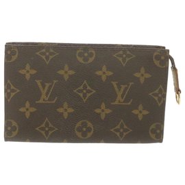 Louis Vuitton-LOUIS VUITTON Monogram Bucket PM Pouch LV Auth ** No Sticky yk1117-Outro