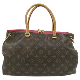 Louis Vuitton-LOUIS VUITTON Monogram Pallas 2Way Hand Shoulder Bag M41175 LV Auth 20770-Other