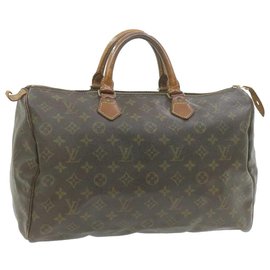 Louis Vuitton-Louis Vuitton Monogram Speedy 35 Hand Bag Vintage M41524 LV Auth rd1875-Other