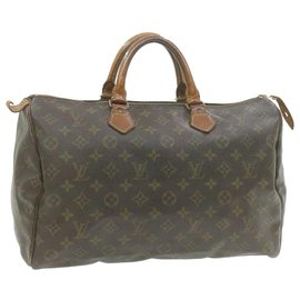 Louis Vuitton-Louis Vuitton Monogram Speedy 35 Bolsa de mão vintage M41524 LV Auth rd1875-Outro