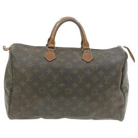 Louis Vuitton-Louis Vuitton Monogram Speedy 35 Hand Bag Vintage M41524 LV Auth rd1875-Other