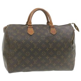Louis Vuitton-Louis Vuitton Monogram Speedy 35 Hand Bag M41524 LV Auth 21149-Other